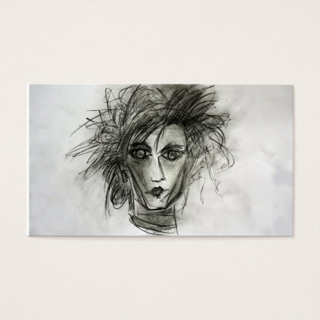 Edward Scissors Hairdresser - Cartões de Negócios (Frente)