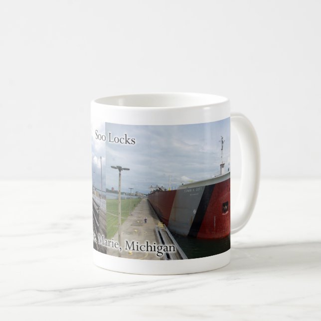 Edwin H. Peguei a caneca Soo Locks (Frente Esquerda)