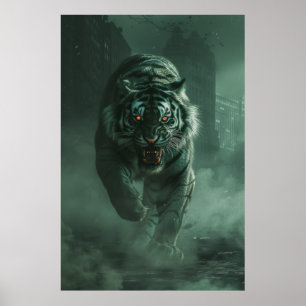 Eerie Tiger Zombies Personificação Poster