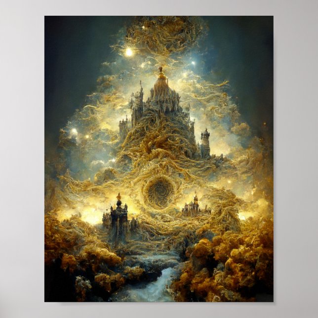 Eethal Castle 10 Fantasy Art Poster (Frente)