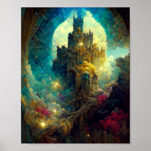 Eethal Castle 7 Fantasy Art Poster
