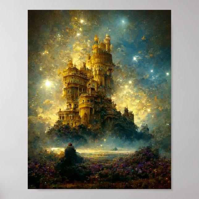 Eethal Castle 9 Fantasy Art Poster (Frente)