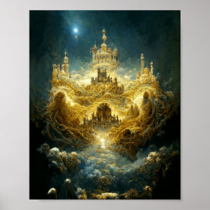 Eethal Castle Fantasy Art Poster
