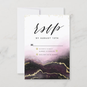 Eethal Mist Ombre Wine Watercolor RSVP