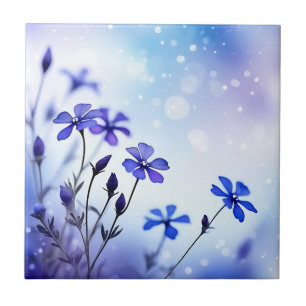 Eethal Periwinkle Floral Watercolor