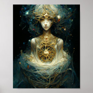 Eethal Sprite Fantasy Art Poster