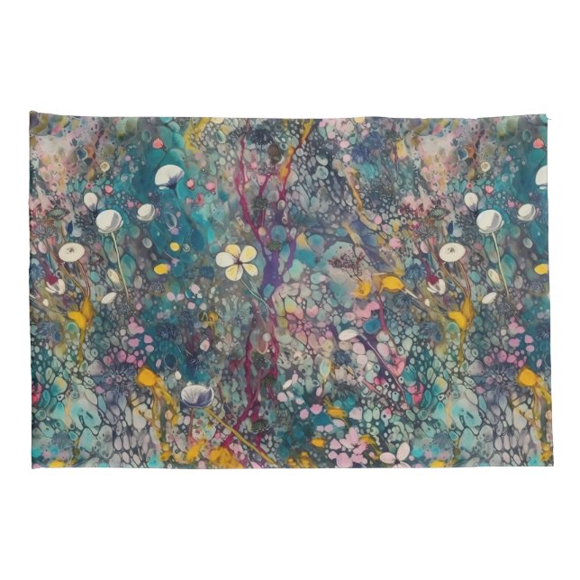Eethal Wildflower Dreams Abstrato Art Design (Parte Traseira - Direita)
