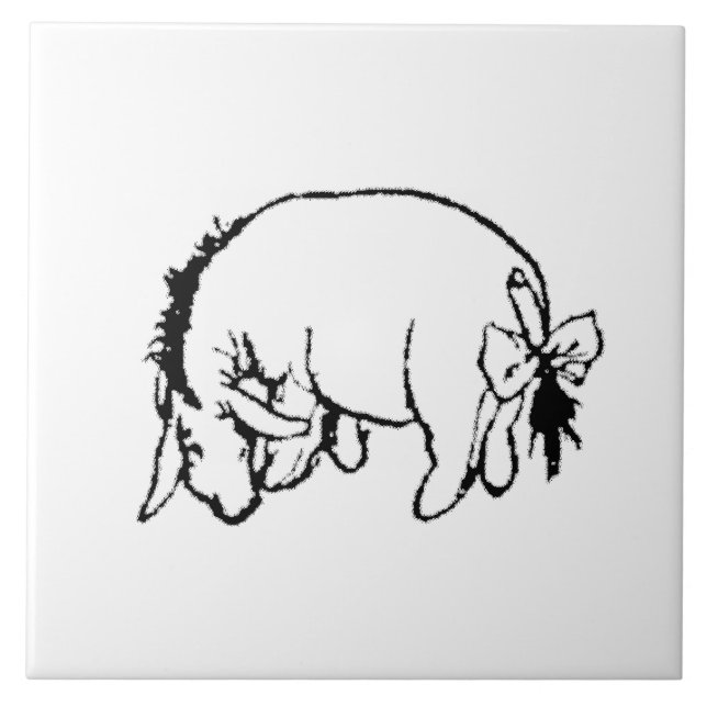 Eeyore Inspecionando sua Cauda (Frente)