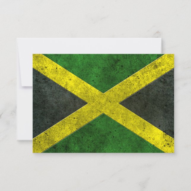 Efeito de Aço Idoso com Bandeira jamaicana (Frente)
