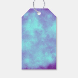 Efeito de Nuvem – Etiquetas de Presente Roxo e Azu