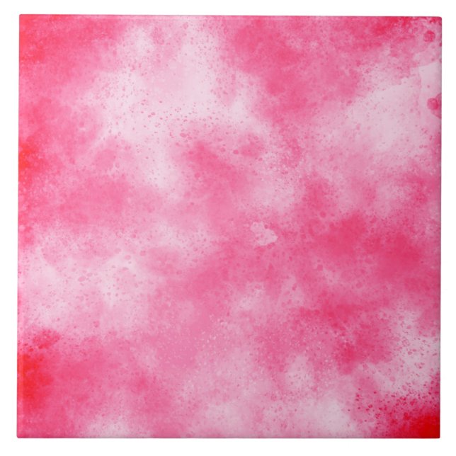 Efeito de Nuvem Rosa Azulejo Cerâmico (Frente)