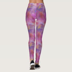 Efeito de pintura em pincel Leggings puras de ioga
