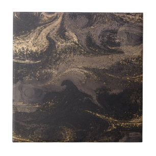 efeito de textura abstrato glam preto e dourado