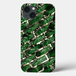 Efeito de tijolo verde e bolhas mais escuras?