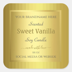 Efeito Dourado das etiquetas de empacotamento do p