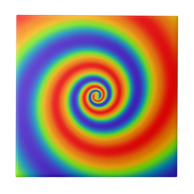 Efeito Espiral Colorido Gradiente Arco-Íris Origin (Frente)