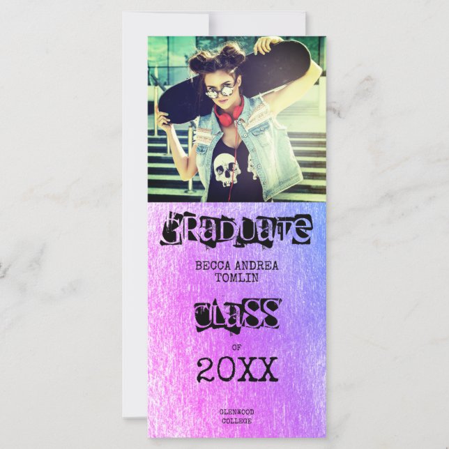 Efeito Metálico Muticolor de Graduação do Alternat (Frente)