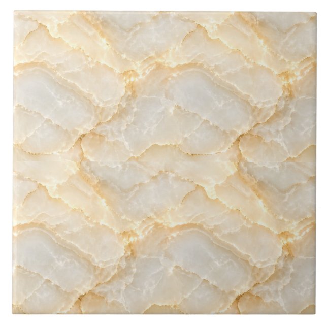 Efeito Ônix Creme Dourado com Camadas Fluídas (Frente)