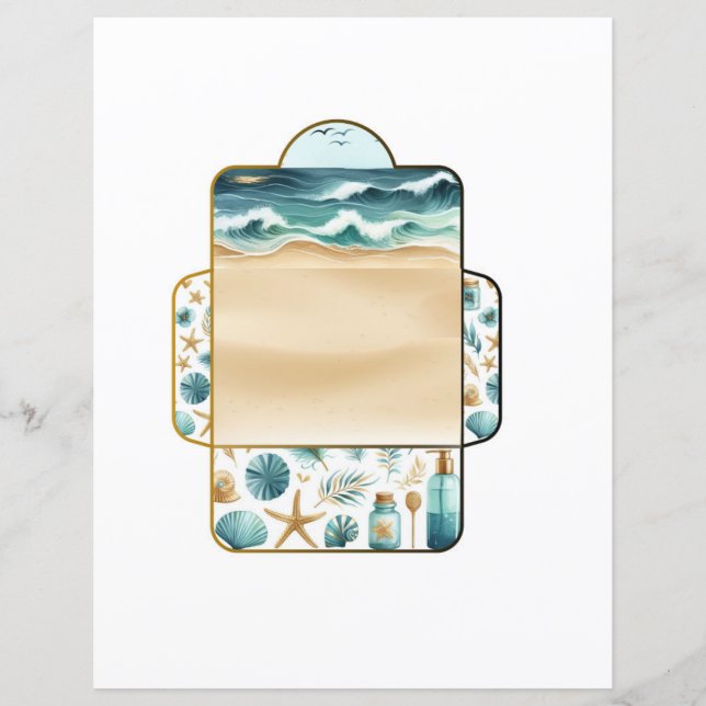 Efêmera Envelope Mini Scrapbooking Decoupage (Frente)