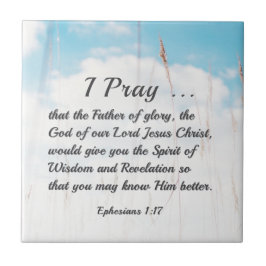 Éfesianos 1:17 Oração Bíblia para a Revelação da S