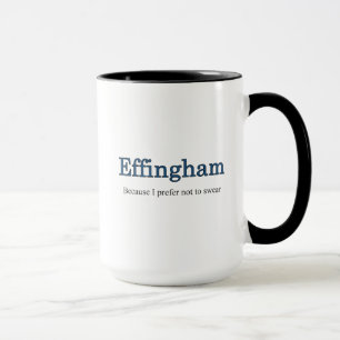 Effingham porque prefiro não suar caneca de café