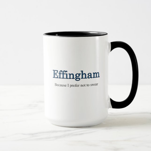 Effingham porque prefiro não suar caneca de café (Direita)