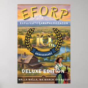 EFORP 2025 10º Aniversário da Edição Deluxe Poster