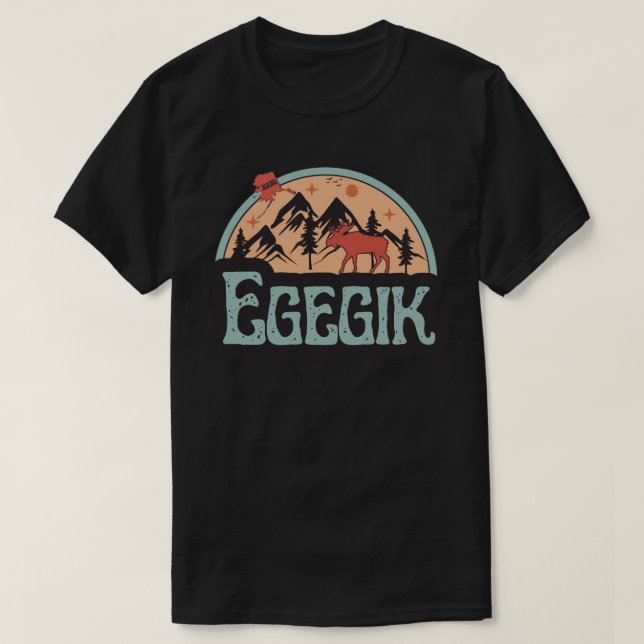 Egegik, camiseta do Alasca (Frente do Design)