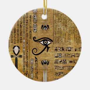 Egípcio Olho de Coro - Ornamento a Jato de Wadjet