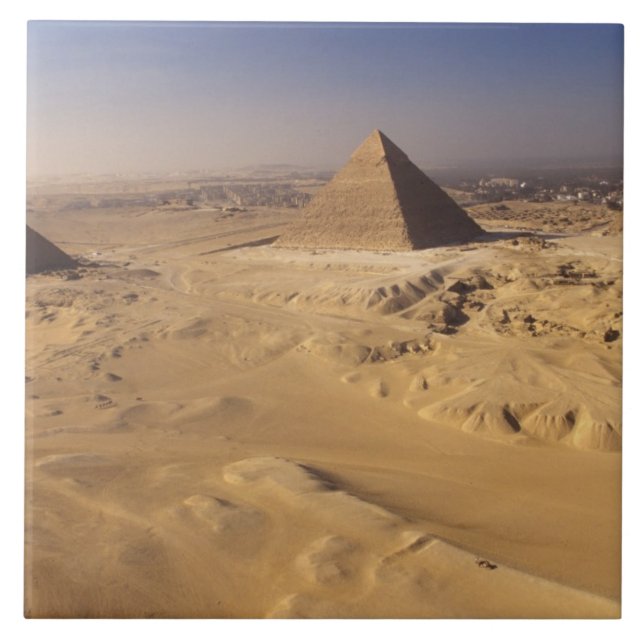 Egito, Pirâmides em Gizé, Khafre, Quéops, Mykerino (Frente)
