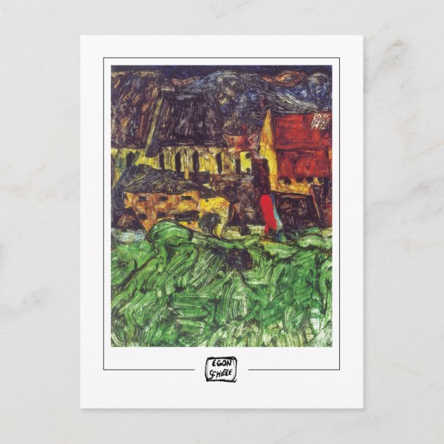 Egon Schiele #2-2 - Cartão Postal de Arte (Frente)