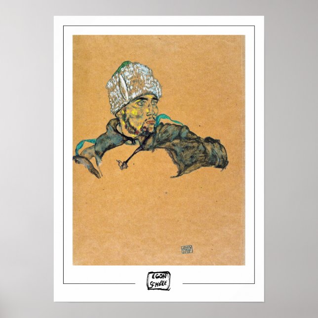 Egon Schiele Zedign Art Poster #14-3 (Frente)