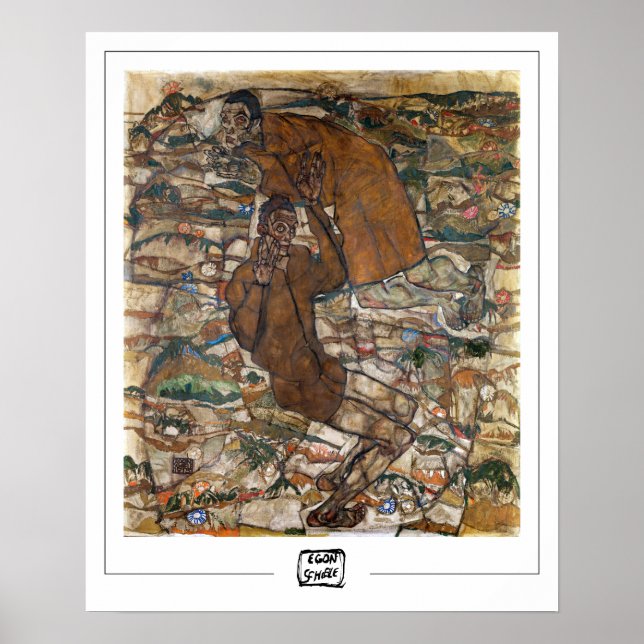 Egon Schiele Zedign Art Poster #18-2 (Frente)