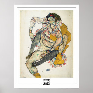 Egon Schiele Zedign Art Poster #234-2