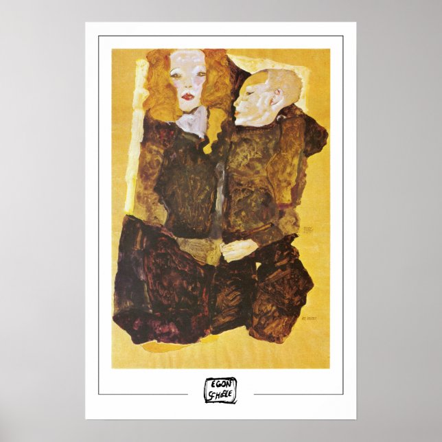 Egon Schiele Zedign Art Poster #56 (Frente)