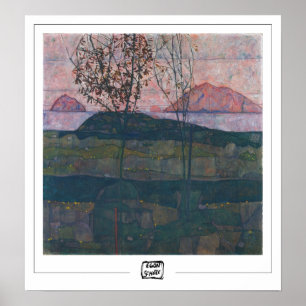 Egon Schiele Zedign Art Poster nº 6-3