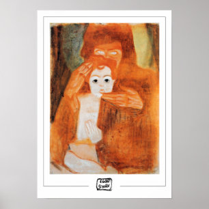 Egon Schiele Zedign Art Poster nº 93-3
