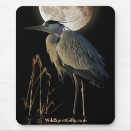 EGRET - HERON Mousepad Série AZUL