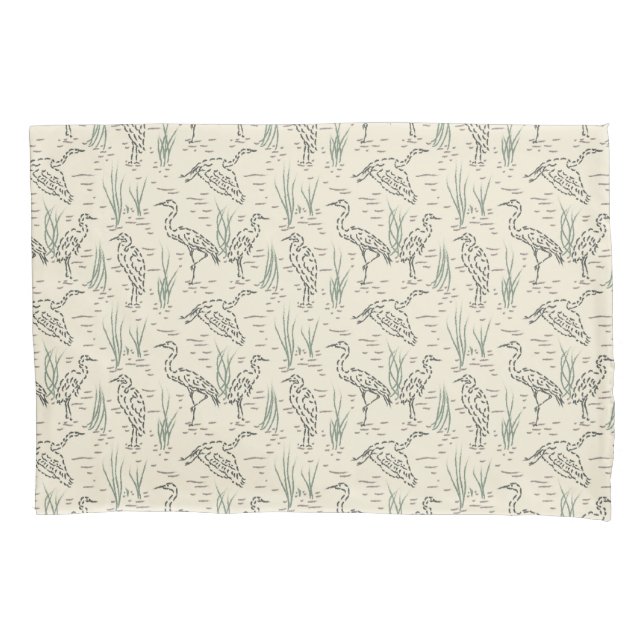 Egrets de meio-dia - Ao longo do rio - padrão das  (Frente)