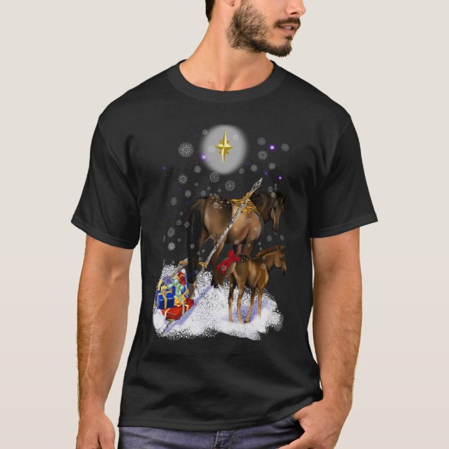 Égua do Natal e camisa do potro T (Frente)