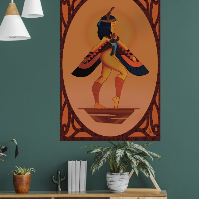 Egyptian Goddess MAAT Poster (Sala de Estar 1)