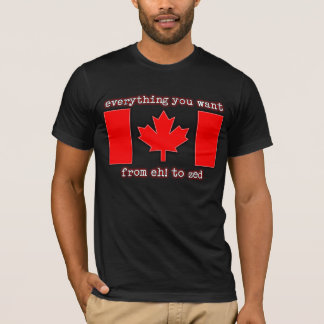 Eh! para Zed Canadá Camisa Orgulho Canadense