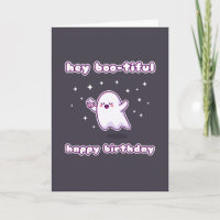Ei Boo Belo Cartão de Aniversário Feliz