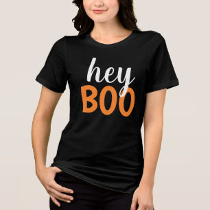 Ei Boo Laranja Preto Divertido Halloween