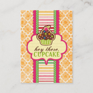 Ei, Cupcake 2 Cartões de visitas Chubby