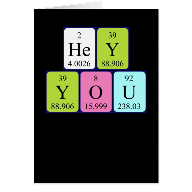 Ei, seu cartão de aniversário 5 (Frente)