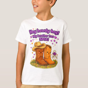 Ei, tudo bem! Meu irmão tem SMA! Camiseta
