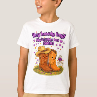 Ei, tudo bem! Meu irmão tem SMA! Camiseta