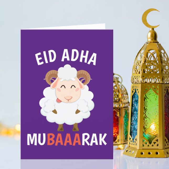 Eid Al Adha Mubarak Por Cartão Muçulmano (Criador carregado)