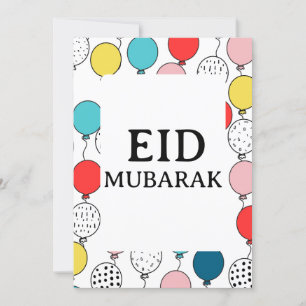 Eid Mubarak dobrou o cartão